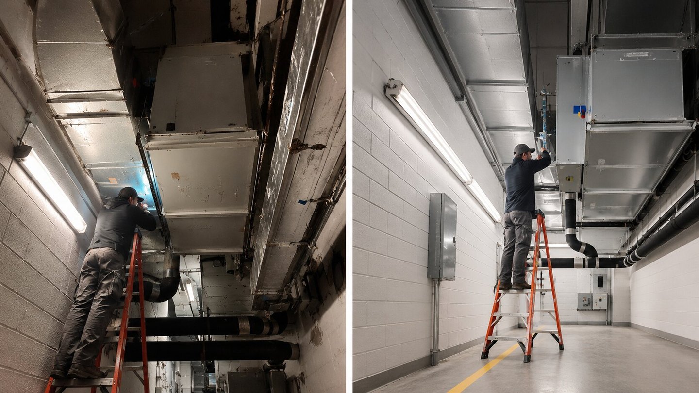 Building-services maintenance and technical support