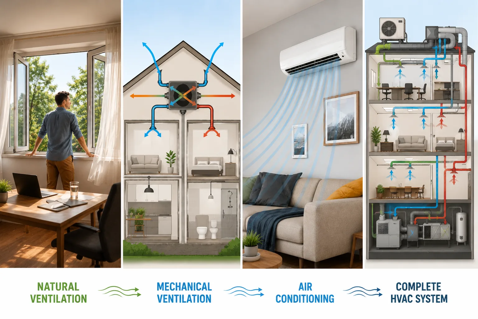 Who Really Needs Air-Conditioning, Ventilation, or Neither? (Architecture Was the Original HVAC System)